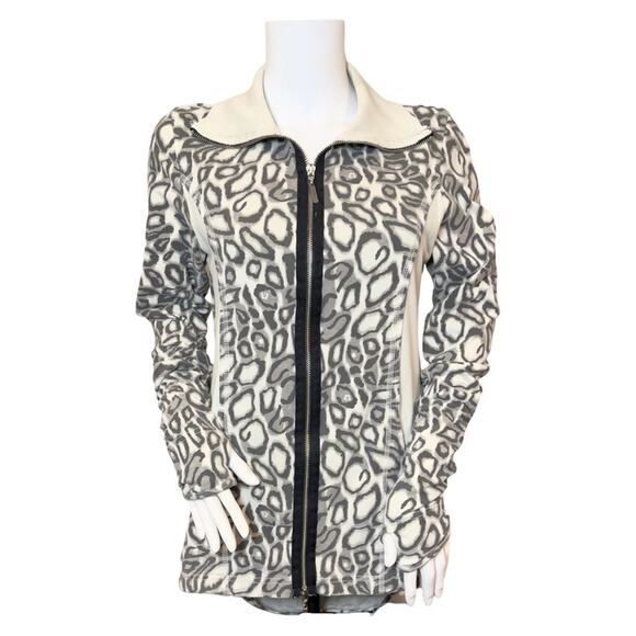 Hard Tail Forever Long Leopard Fitted Jacket SZ S  $98 - Picture 2 of 11
